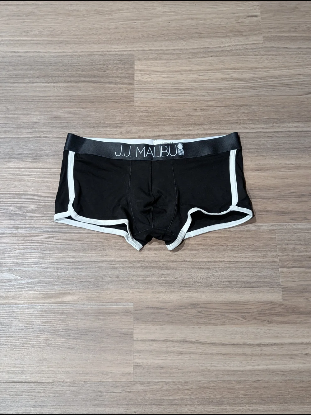 Malibu Black Trunks with White Trim